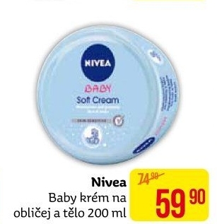 Krém hydratační na obličej a tělo dětský Baby Nivea