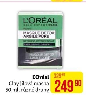 Pleťová maska jílová Pure Clay L'oréal