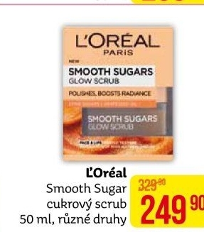 Peeling pleťový Smooth Sugars Crubs L'Oréal