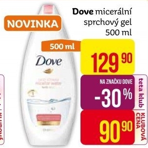 Sprchový gel micelární Dove