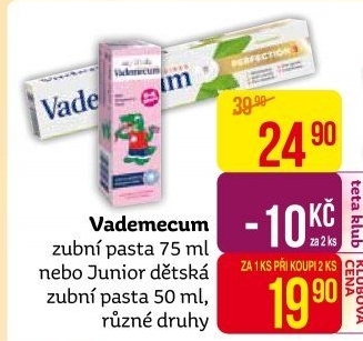Pasty na zuby Vademecum