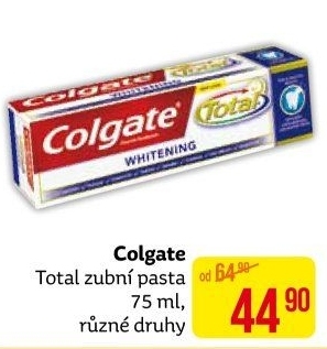 Pasta na zuby Total Colgate