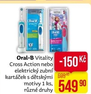 Elektrický zubní kartáček Vitality Cross Action Oral-B