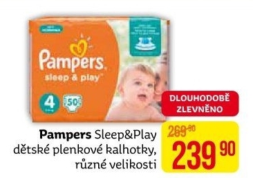 Pleny dětské Pampers Sleep & Play