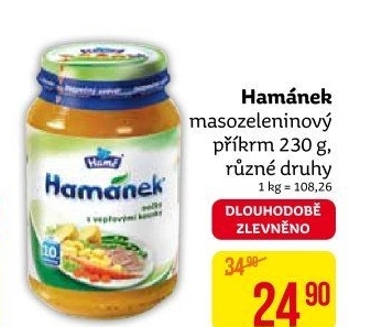 Příkrm masozeleninový Hamánek