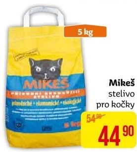 Stelivo pro kočky Mikeš