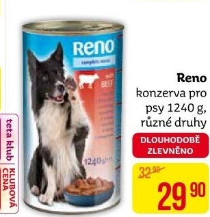 Konzerva pro psy Reno