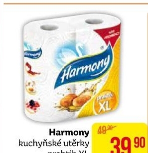 Utěrky kuchyňské 2vrstvé Praktik XL Harmony