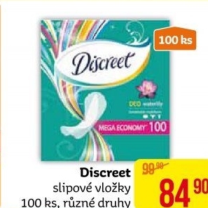 Vložky dámské slipové Discreet