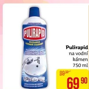 Čistič na vodní kámen Pulirapid