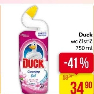 Gelový čistič WC Duck