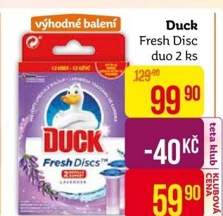 WC blok bodový Fresh Discs Duck