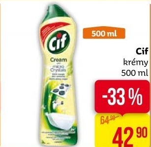 Krémový čistič Cif Cream