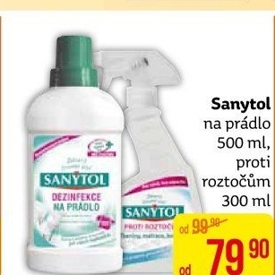 Dezinfekční čistič na prádlo Sanytol
