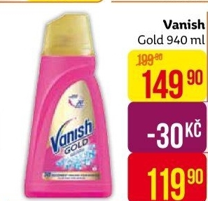 Odstraňovač skvrn gelový Gold Oxi Action Vanish