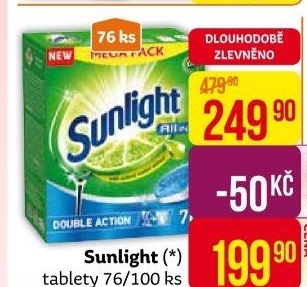 Tablety do myčky Sunlight
