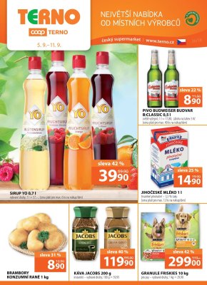 akční leták COOP 5.9.2018-11.9.2018