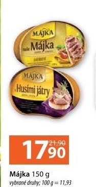 Paštiky Májka