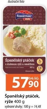 Španělský ptáček s rýží Vltavotýnské lahůdky
