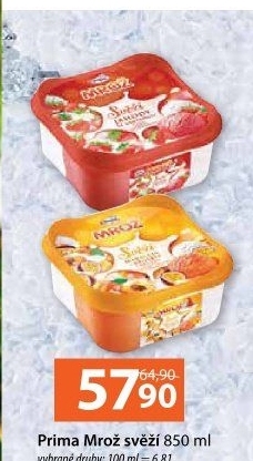 Zmrzlina ve vaničce Svěží Mrož Prima