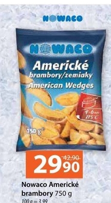 Brambory americké mražené Nowaco