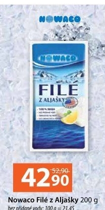 Filé z Aljašky mražené Nowaco