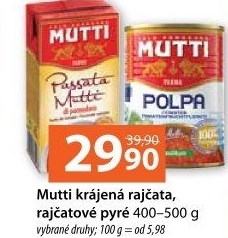 Rajčata krájená Mutti