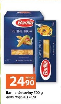Těstoviny Barilla