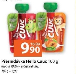 Ovocná kapsička 100% Hello CUUC