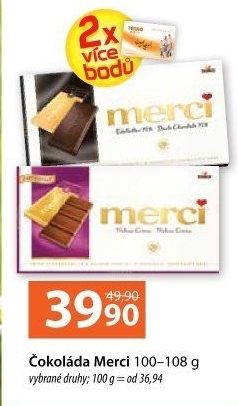 Čokoláda Merci