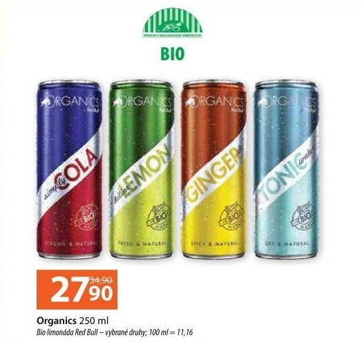 Limonáda Organics Red Bull