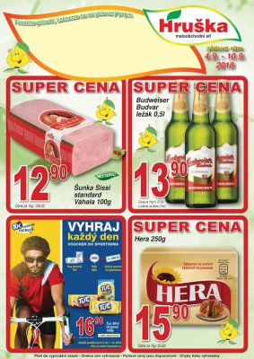 akční leták Hruška 4.9.2018-10.9.2018
