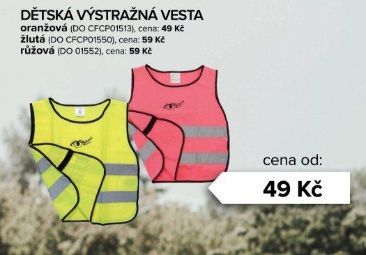 Dětská reflexní vesta Carface