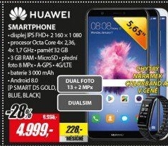 Huawei P smart black + colorband A2 SADA