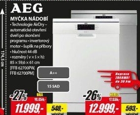 FFB 62700PW MYČKA NÁDOBÍ 60CMAEG