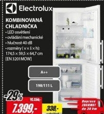 EN 3201MOW CHLADNIČKA KOMBI. ELECTROLUX