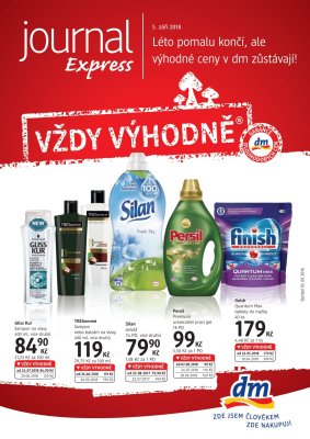 akční leták dm drogerie 5.9.2018-3.10.2018