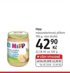 Příkrm masozeleninový Bio HiPP