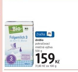 Mléčná výživa dm Bio