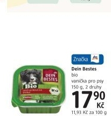 Vanička pro psy Bio Dein Bestes