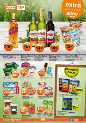 akční leták COOP 5.9.2018-18.9.2018