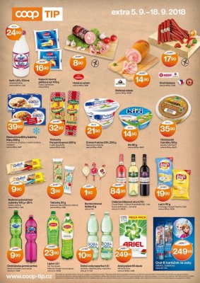 akční leták COOP 5.9.2018-18.9.2018