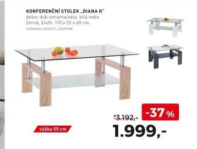 Konferenční stolek DIANA H