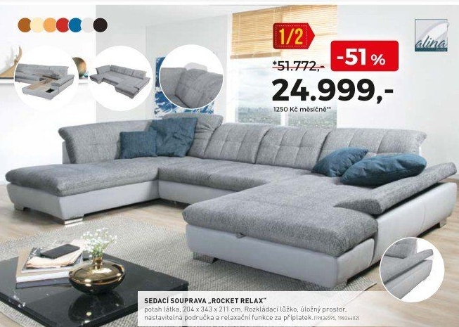 Sedací souprava ROCKER RELAX