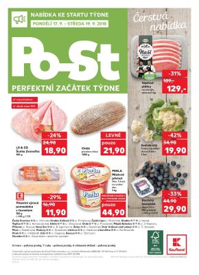 akční leták Kaufland 13.9.2018-19.9.2018