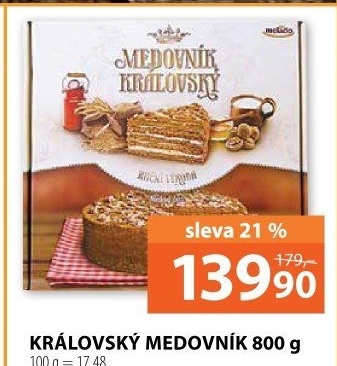 Královský medovník Melado