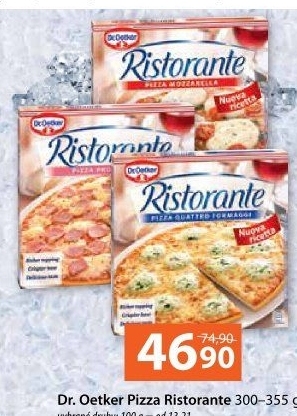 Pizza mražená Ristorante Dr. Oetker