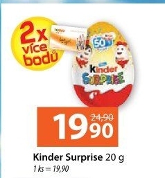 Čokoládové vajíčko s překvapením Kinder Surprise