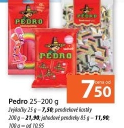 Žvýkačky Pedro