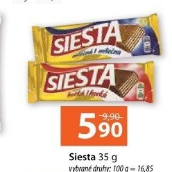 Oplatky Siesta